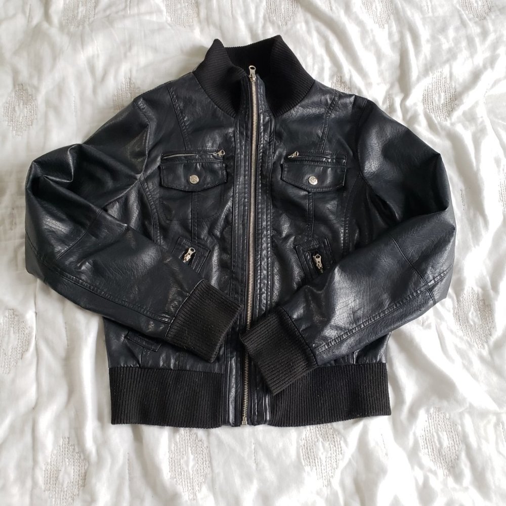 Beverly Hills Polo Club Leather Jacket for Women